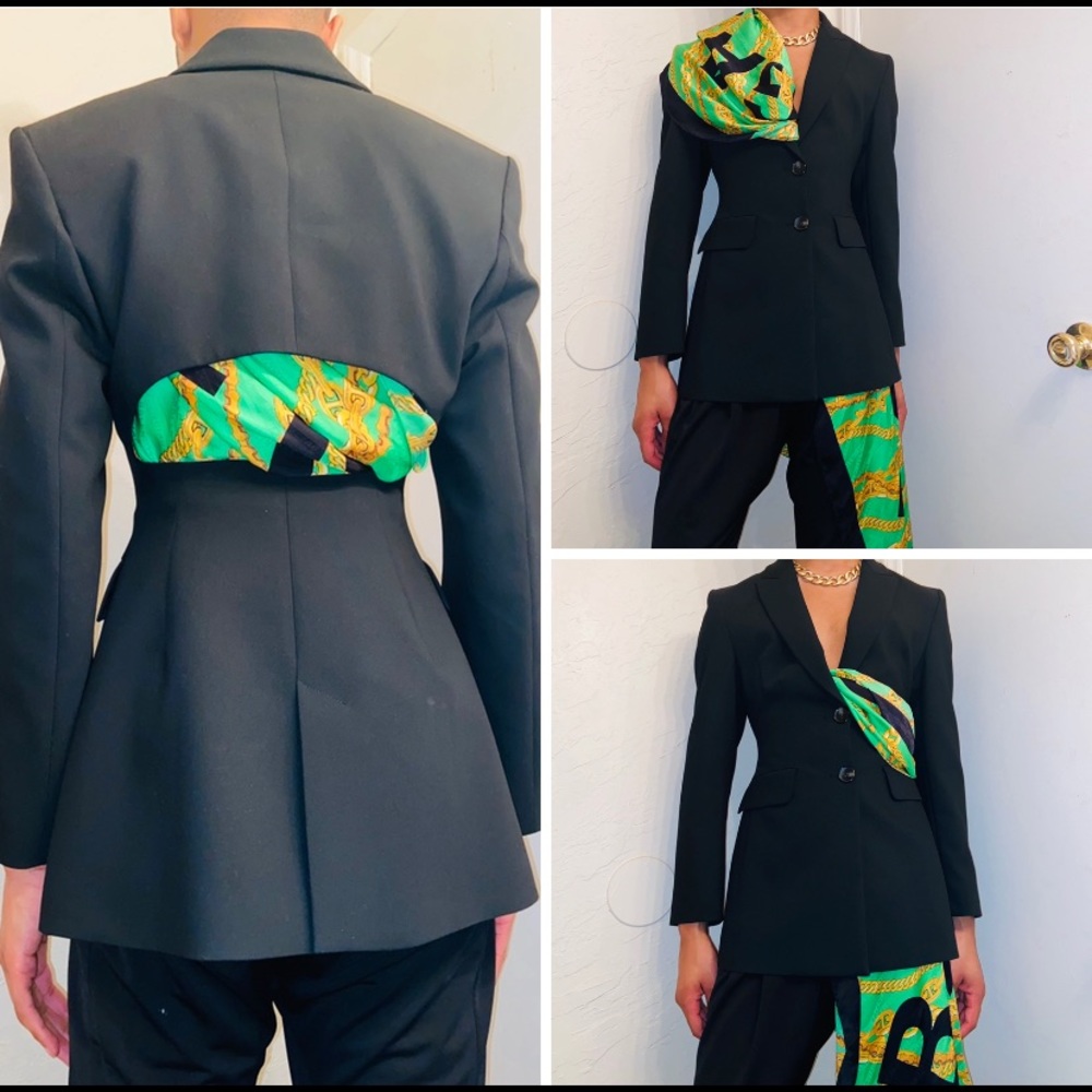 Long Silk Balenciaga Scarf